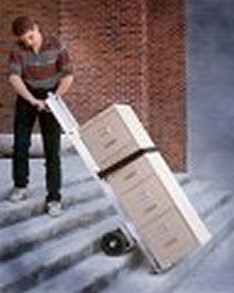 L-1 Stair Climbers Handtruck - Moving A Large File Cabinet